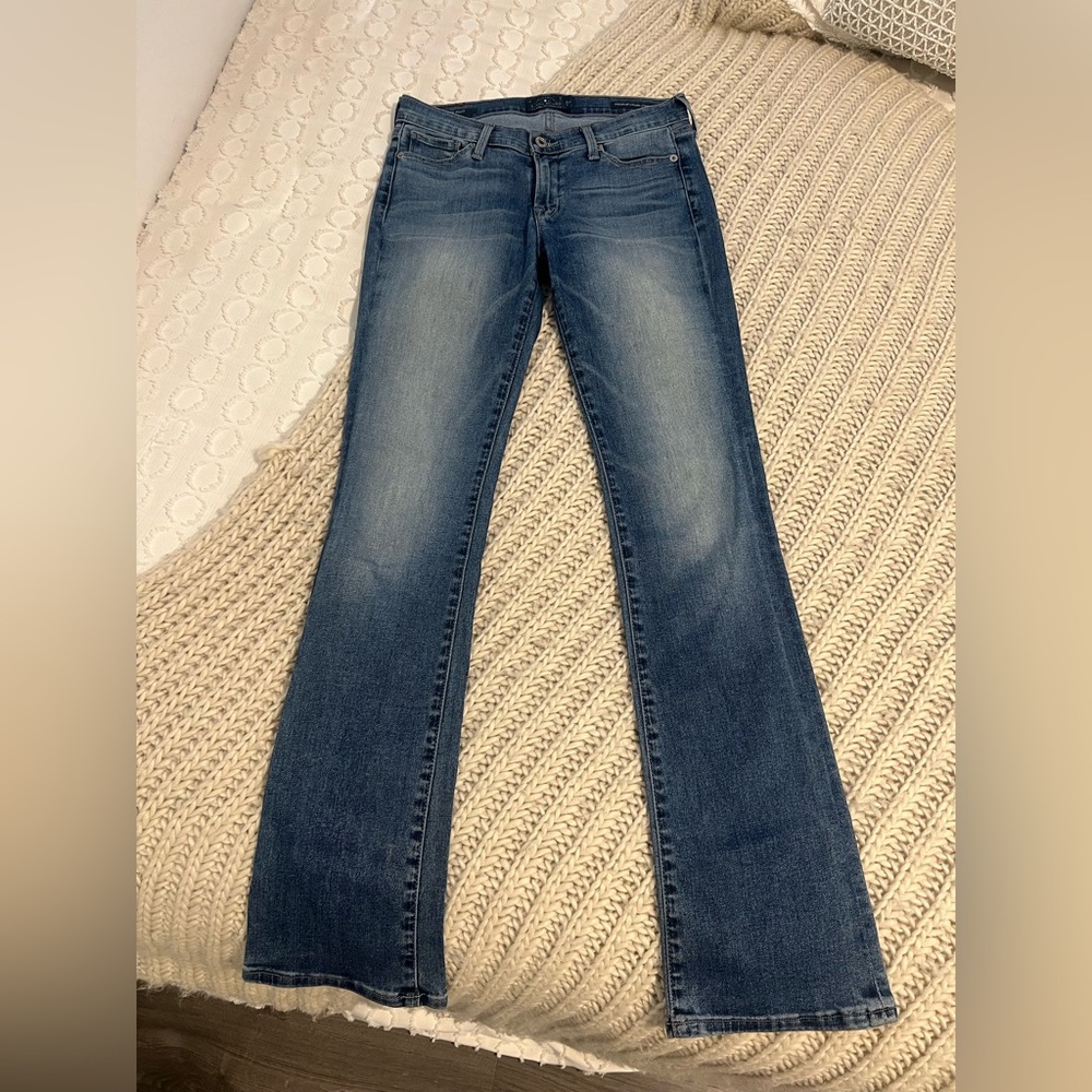 Handcrafted LuckyBrand Premium Italian Stretch, Brooke Boot, Jeans.